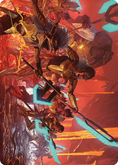 Roar of Resistance Art Card - Gold Stamped Signature