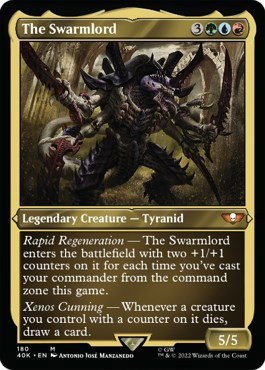 The Swarmlord (Display Commander) (Surge Foil) - Thick Stock