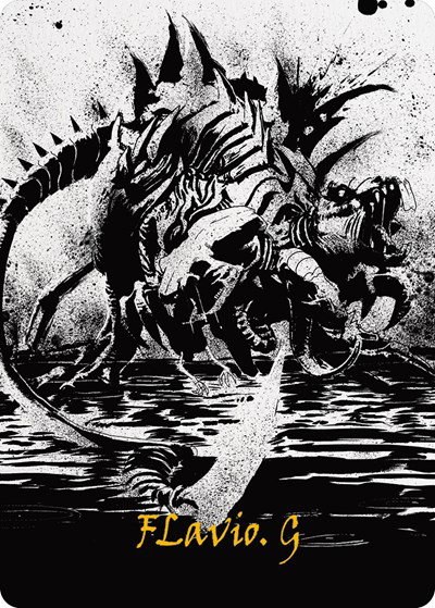 Karumonix, the Rat King Art Card - Gold Stamped Signature