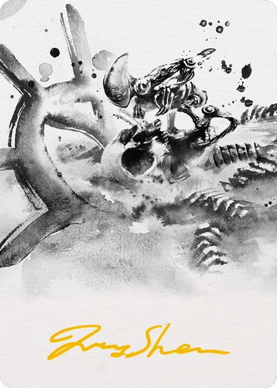 Myr Convert Art Card - Gold Stamped Signature