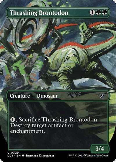 Thrashing Brontodon - Foil