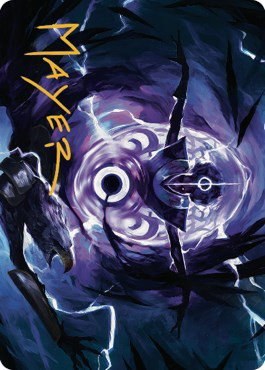 Rona's Vortex Art Card - Gold Stamped Signature
