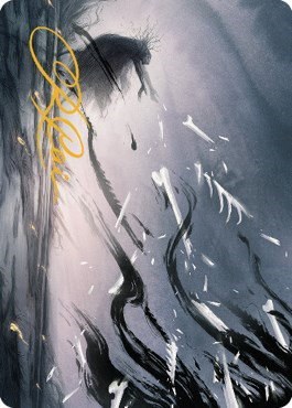 Shadow Prophecy Art Card - Gold Stamped Signature