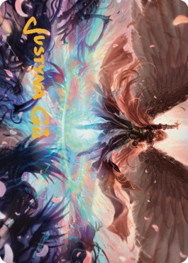 Iridian Maelstrom Art Card - Gold Stamped Signature