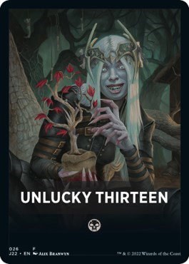 Unlucky Thirteen Theme Card - Normal Unlucky Thirteen Theme 