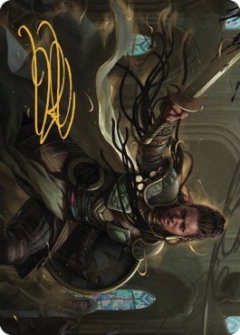 Shanna, Purifying Blade Art Card - Gold Stamped Signature