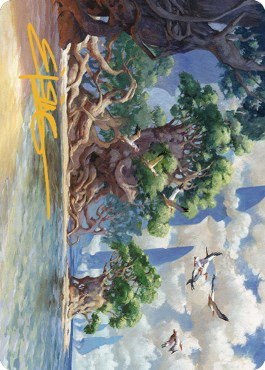 Yavimaya Coast Art Card - Gold Stamped Signature