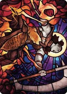 Garna, Bloodfist of Keld Art Card - Gold Stamped Signature