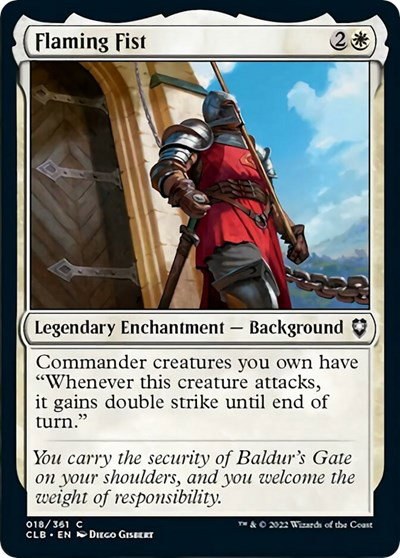 Flaming Fist - Foil