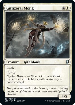 Githzerai Monk - Foil Githzerai Monk