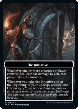 The Initiative // Undercity Double-Sided Token - Foil The Initiative Undercity 