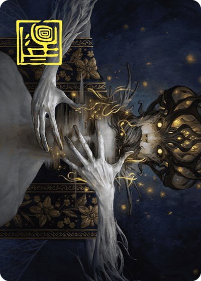 Ego Drain Art Card - Gold Stamped Signature