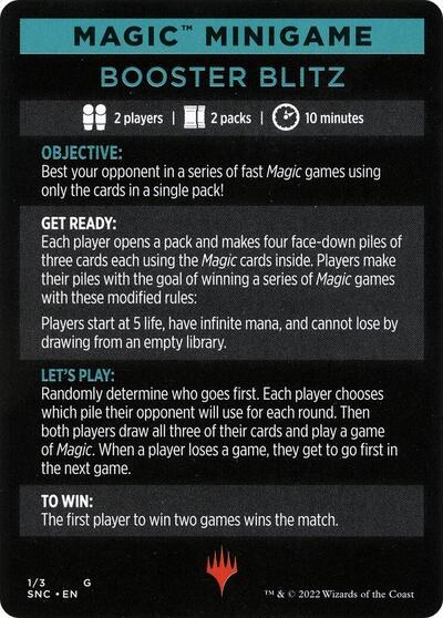 Magic Minigame: Booster Blitz - Normal Magic Minigame Booster 