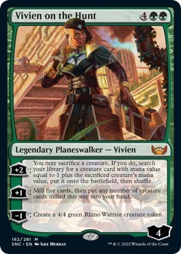 Vivien on the Hunt - Foil