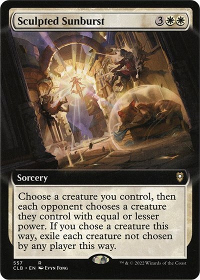 Sculpted Sunburst - Foil