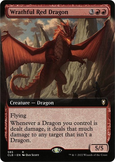 Wrathful Red Dragon - Foil