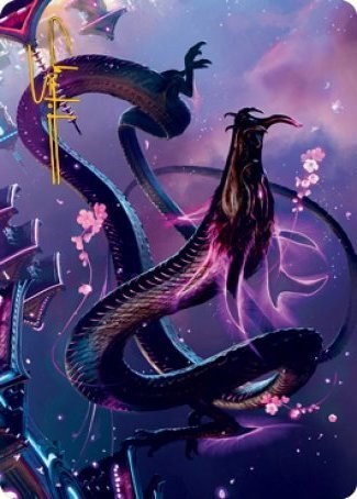 Junji, the Midnight Sky Art Card - Gold Stamped Signature