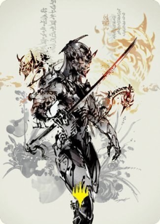 Satoru Umezawa Art Card - Gold Stamped Signature