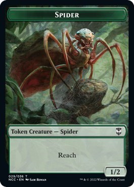 Treefolk // Spider Double-Sided Token