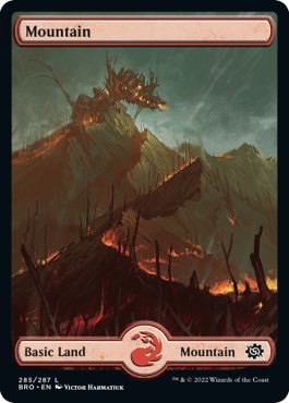 Mountain (285) - Full Art - Foil