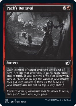 Pack's Betrayal - Foil