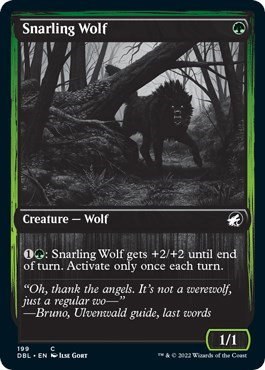 Snarling Wolf - Foil