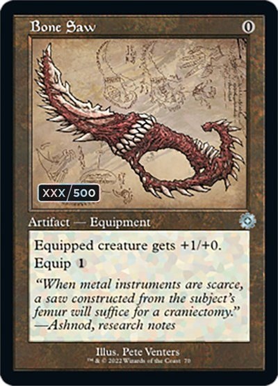 Bone Saw - Serial Numbered
