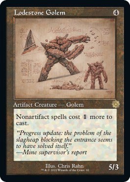 Lodestone Golem - Foil