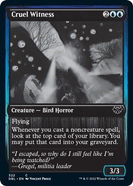 Cruel Witness - Foil