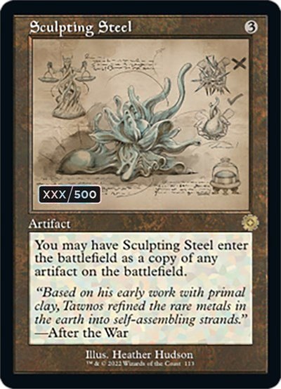 Sculpting Steel - Serial Numbered