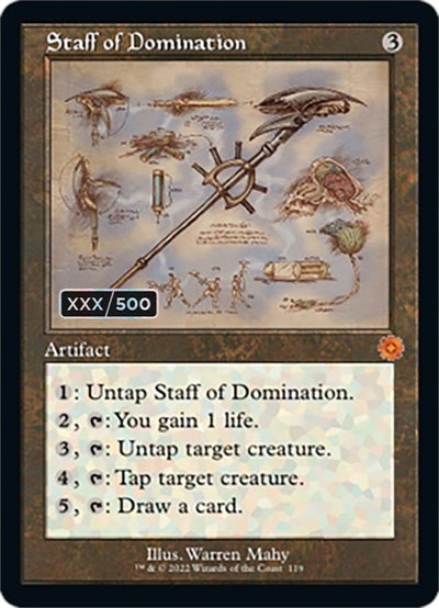 Staff of Domination - Serial Numbered
