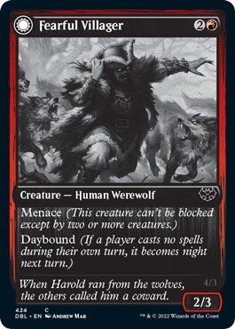Fearful Villager - Foil