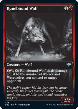 Runebound Wolf - Foil