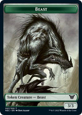 Beast // Treasure Double-Sided Token