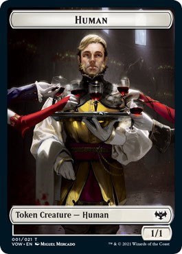 Human (001) // Spirit Cleric Double-Sided Token