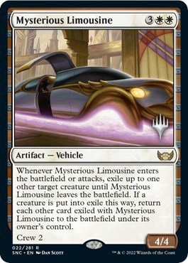 Mysterious Limousine - Foil Mysterious Limousine