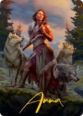Arlinn, the Pack's Hope Art Card - Gold Stamped Signature