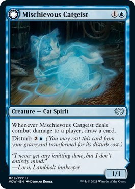 Mischievous Catgeist - Foil