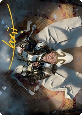 Jerren, Corrupted Bishop Art Card - Gold Stamped Signature