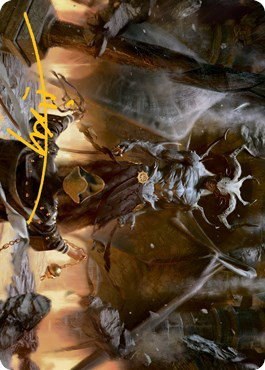 Ormendahl, the Corrupter Art Card - Gold Stamped Signature