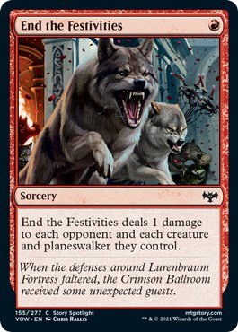 End the Festivities - Foil