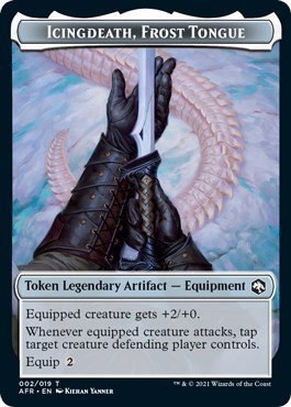 Icingdeath, Frost Tongue Token - Normal Icingdeath Frost Tongue