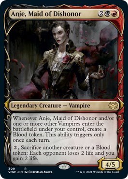 Anje, Maid of Dishonor - Foil