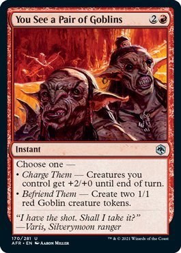 You See a Pair of Goblins - Foil