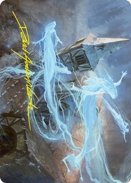 Hallowed Haunting Art Card - Gold Stamped Signature