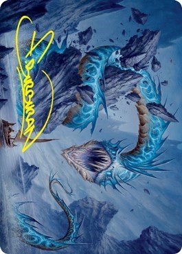 Biolume Serpent Art Card - Gold Stamped Signature