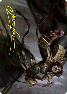 Bloodcrazed Socialite Art Card - Gold Stamped Signature