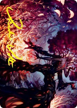Splendid Reclamation Art Card - Gold Stamped Signature
