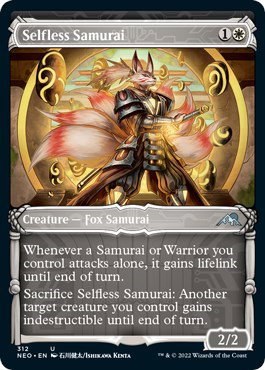 Selfless Samurai - Foil