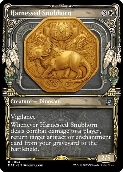 Harnessed Snubhorn - Foil